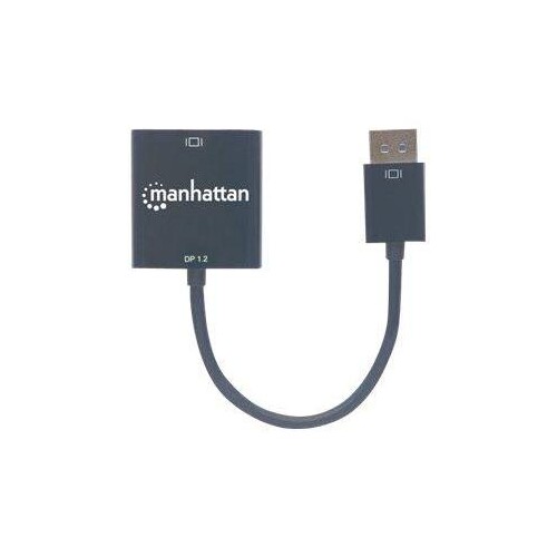 Manhattan DisplayPort 1.2a to DVI-D 24+1 Adapter Cable, 1080p@60Hz, 23cm, Male to Female, Active, Co Produktbild Additional View 4 L