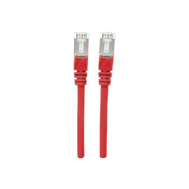 Intellinet Network Patch Cable, Cat7 Cable/Cat6A Plugs, 0.5m, Red, Copper, S/FTP, LSOH / LSZH, PVC, Produktbild