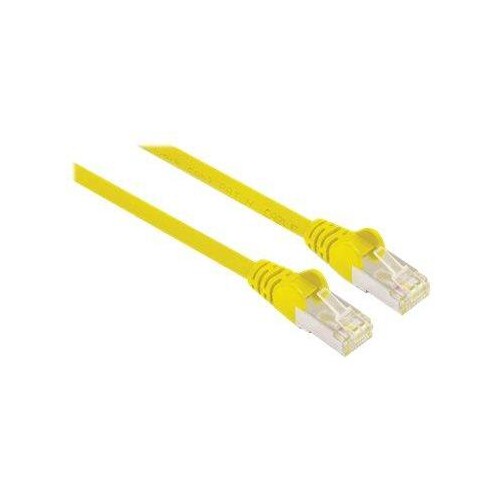 Intellinet Network Patch Cable, Cat7 Cable/Cat6A Plugs, 0.5m, Yellow, Copper, S/FTP, LSOH / LSZH, PV Produktbild Additional View 1 L