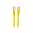 Intellinet Network Patch Cable, Cat7 Cable/Cat6A Plugs, 0.5m, Yellow, Copper, S/FTP, LSOH / LSZH, PV Produktbild Additional View 2 S