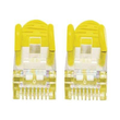 Intellinet Network Patch Cable, Cat7 Cable/Cat6A Plugs, 0.5m, Yellow, Copper, S/FTP, LSOH / LSZH, PV Produktbild Additional View 3 S