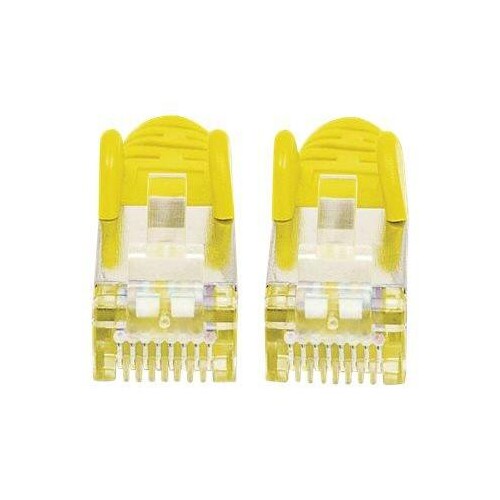Intellinet Network Patch Cable, Cat7 Cable/Cat6A Plugs, 0.5m, Yellow, Copper, S/FTP, LSOH / LSZH, PV Produktbild Additional View 3 L