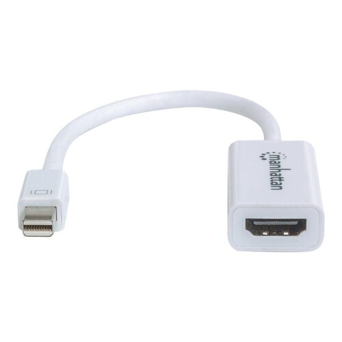 Manhattan Passiver Mini-DisplayPort auf HDMI-Adapter, Mini DisplayPort-Stecker auf HDMI-Buchse, pass Produktbild Additional View 3 L