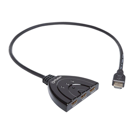 Manhattan HDMI Switch 3-Port, 1080p, Connects x3 HDMI sources to x1 display, Manual Switching (via b Produktbild