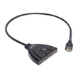Manhattan HDMI Switch 3-Port, 1080p, Connects x3 HDMI sources to x1 display, Manual Switching (via b Produktbild Additional View 1 S