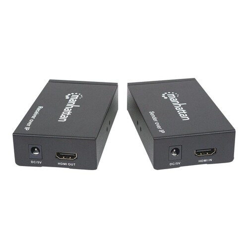 Manhattan 1080p HDMI over IP Extender Kit, Extends 1080p Signal up to 120m with a Network Switch and Produktbild Additional View 4 L