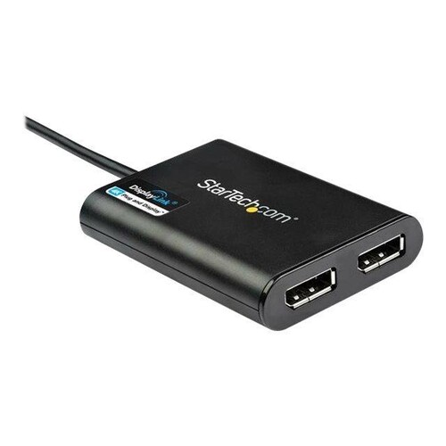 StarTech.com USB 3.0 to Dual DisplayPort Adapter 4K 60Hz, DisplayLink Certified, Video Converter wit Produktbild Additional View 1 L