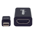 Manhattan Mini DisplayPort 1.2 to HDMI Adapter Cable, 1080p@60Hz, 12cm, Male to Female, Black, Three Produktbild Additional View 3 S