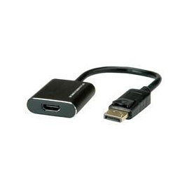 ROLINE Videoanschluß - DisplayPort / HDMI - DisplayPort (M) bis HDMI (W) Produktbild