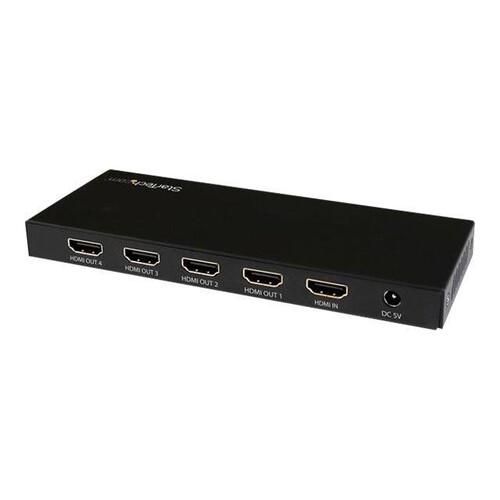 StarTech.com 4 Port HDMI Splitter - 4K 60Hz - 1x4 HDMI Verteiler Produktbild Additional View 1 L