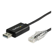 StarTech.com 1,8 m Cisco Console Cable USB to RJ45- Rollover Kabel - Windows, Mac und Linux - St/St Produktbild
