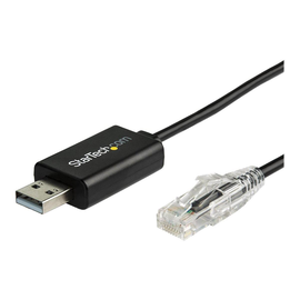 StarTech.com 1,8 m Cisco Console Cable USB to RJ45- Rollover Kabel - Windows, Mac und Linux - St/St Produktbild