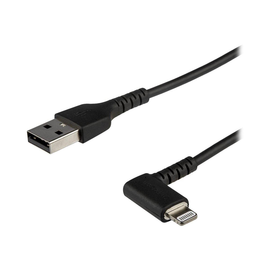 StarTech.com 1m USB-A auf Lightning-Kabel - 90° rechtwinkliges USB Typ-A auf Ladekabel - Synchronisa Produktbild