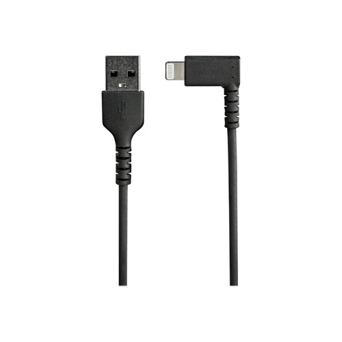 StarTech.com 1m USB-A auf Lightning-Kabel - 90° rechtwinkliges USB Typ-A auf Ladekabel - Synchronisa Produktbild Additional View 2 L