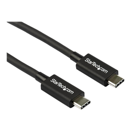 StarTech.com 2.6ft (80cm) Thunderbolt 3 Cable, 40Gbps, 100W PD, 4K/5K Video, Thunderbolt-Certified, Produktbild