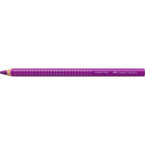 Farbstift mit Noppen JUMBO GRIP dreikant karmoisin Faber Castell 110934 Produktbild Front View L