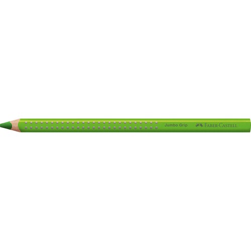 Farbstift mit Noppen JUMBO GRIP dreikant grasgrün Faber Castell 110966 Produktbild Front View L