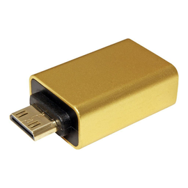 ROLINE Gold - HDMI-Adapter - 19 pin mini HDMI Type C männlich zu HDMI weiblich Produktbild
