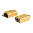 ROLINE Gold - HDMI-Adapter - 19 pin mini HDMI Type C männlich zu HDMI weiblich Produktbild Additional View 2 S