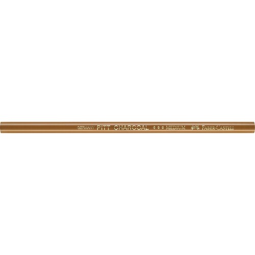Reißkohlestift PITT MONOCHROME schwarz fettfrei medium Faber Castell 112995 Produktbild Front View L
