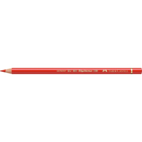 Künstlerfarbstift POLYCHROMOS 9201-117 kadmiumrot hell Faber Castell 110117 Produktbild Front View L