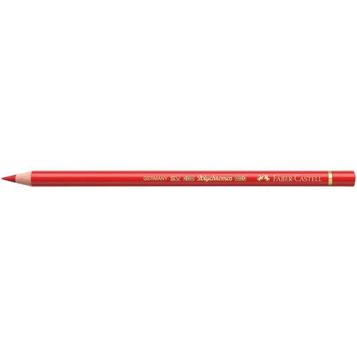 Künstlerfarbstift POLYCHROMOS 9201-121 geraniumrot hell Faber Castell 110121 Produktbild Front View L