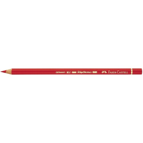 Künstlerfarbstift POLYCHROMOS 9201-219 scharlachrot tief Faber Castell 110219 Produktbild Front View L