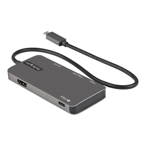 StarTech.com USB-C Multiport Adapter - USB-C auf 4K-HDMI, 100W PD Pass-Through, SD-/MicroSD-Steckpla Produktbild Additional View 3 L