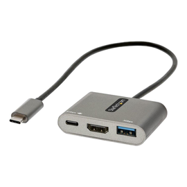 StarTech.com USB-C Multiport Adapter, USB-C auf HDMI 4K Anschluss, 100W PD, USB 3.0 Hub 5Gbit/s (1xT Produktbild