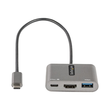 StarTech.com USB-C Multiport Adapter, USB-C auf HDMI 4K Anschluss, 100W PD, USB 3.0 Hub 5Gbit/s (1xT Produktbild Additional View 4 S