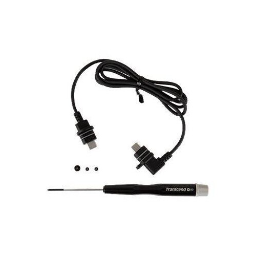 Transcend TS-DBK3 - Datenkabel - 1 m - für DrivePro Body 70 Produktbild Front View L