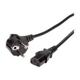 VALUE Stromkabel - power IEC 60320 C13 zu power CEE 7/7 (M) Produktbild