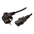 VALUE Stromkabel - power IEC 60320 C13 zu power CEE 7/7 (M) Produktbild Additional View 1 S