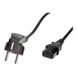 VALUE Stromkabel - power IEC 60320 C13 zu power CEE 7/7 (M) Produktbild Additional View 2 S