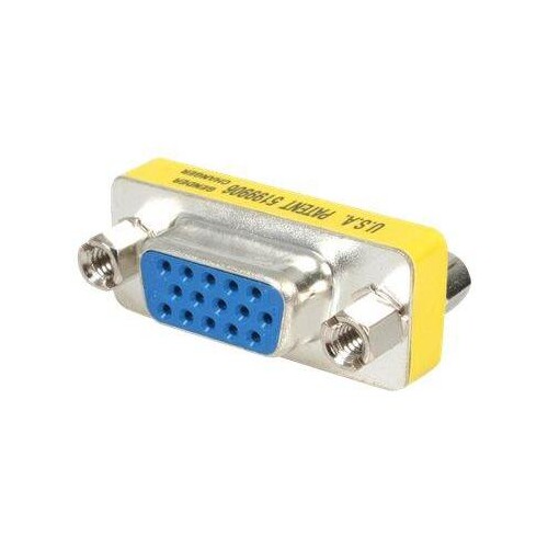 StarTech.com VGA HD15 Gender Changer - Bu/Bu - VGA Koppler - VGA-Gender Changer - HD-15 (VGA) Produktbild Front View L