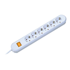 Bachmann SMART - Steckdosenleiste - Wechselstrom 230 V - Ausgangsanschlüsse: 6 (power CEE 7/7) Produktbild