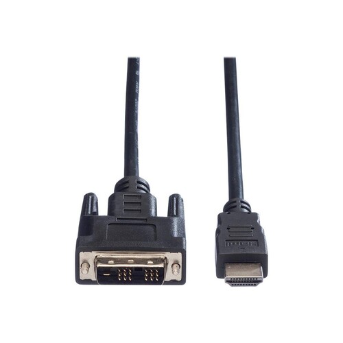 VALUE Secomp VALUE - Adapterkabel - DVI-D männlich zu HDMI männlich Produktbild Additional View 2 L