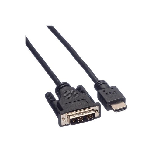 ROLINE Adapterkabel - Single Link - DVI-D männlich zu HDMI männlich Produktbild Additional View 2 L
