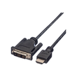 ROLINE Adapterkabel - Single Link - DVI-D männlich zu HDMI männlich Produktbild Additional View 3 S