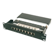 DIGITUS CAT 6, Klasse E Patch Panel, geschirmt, schwarz Produktbild