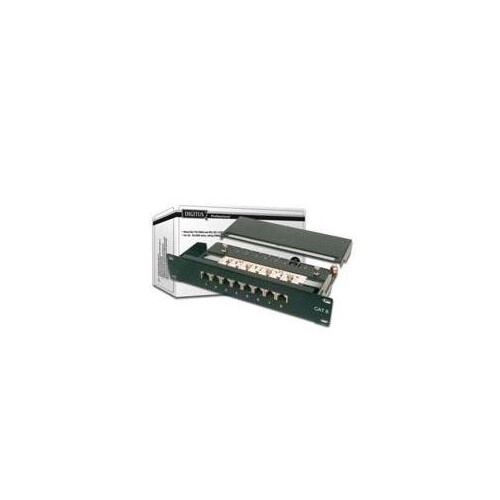 DIGITUS CAT 6, Klasse E Patch Panel, geschirmt, schwarz Produktbild Additional View 1 L