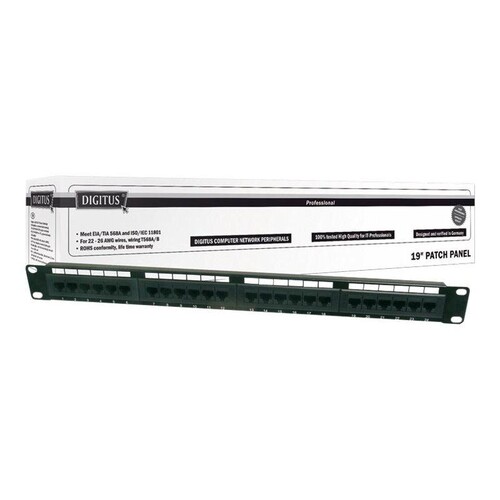 DIGITUS CAT 6, Klasse E Patch Panel Produktbild