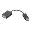 Lenovo Videokonverter - DisplayPort - VGA - Schwarz Produktbild