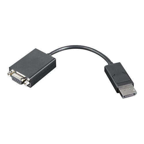 Lenovo Videokonverter - DisplayPort - VGA - Schwarz Produktbild