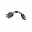 Lenovo Videokonverter - DisplayPort - VGA - Schwarz Produktbild Additional View 1 S