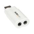 StarTech.com USB Audio Adapter - USB auf Soundkarte in weiß - Soundcard mit USB (Stecker) Produktbild Additional View 3 S