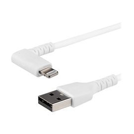 StarTech.com 1m USB-A auf Lightning-Kabel - 90° rechtwinkliges USB Typ-A auf Ladekabel - Synchronisa Produktbild