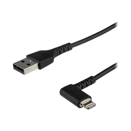 StarTech.com 2m USB-A auf Lightning-Kabel - 90° rechtwinkliges USB Typ-A auf Ladekabel - Synchronisa Produktbild