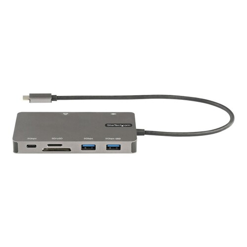 StarTech.com USB C Multiport Adapter - USB C auf HDMI 4K 30Hz/VGA Reiseadapter/Docking station - 5Gb Produktbild Additional View 1 L