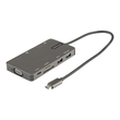 StarTech.com USB C Multiport Adapter - USB C auf HDMI 4K 30Hz/VGA Reiseadapter/Docking station - 5Gb Produktbild Additional View 3 S
